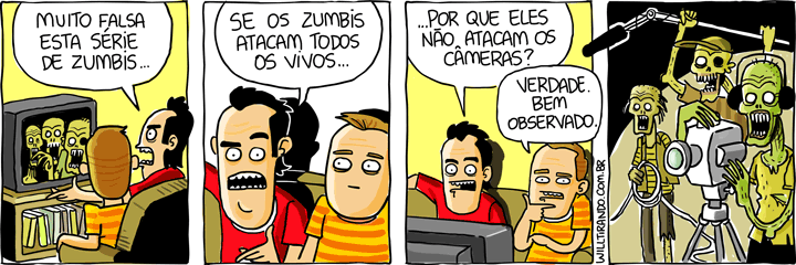 zumbis série TV televisão the walking dead câmeras cinegrafistas