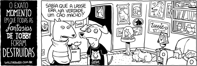 cão cachorro fã colecionador Lassie filme tv televisão macho fêmea desilusão frustração tobby