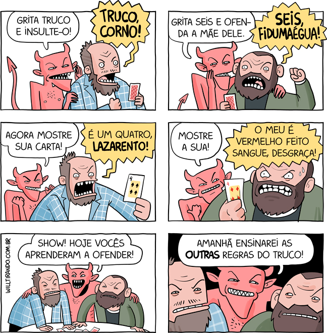 O que eu não gosto no truco – WillTirando